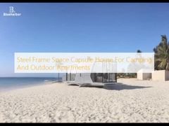 Steel Frame Space Capsule House For Camping And Outdoor Apartments